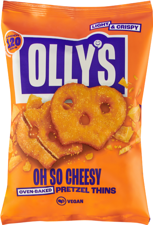 OLLY'S Pretzel Thins - Oh So Cheesy 140g