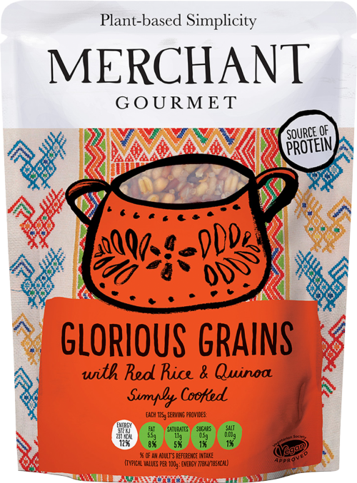 MERCHANT GOURMET Glorious Grains with Red Rice & Quinoa 250g
