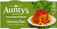 AUNTY'S Golden Syrup Steamed Puds (2x95g)