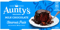 AUNTY'S Chocolate Steamed Puds (2x95g)