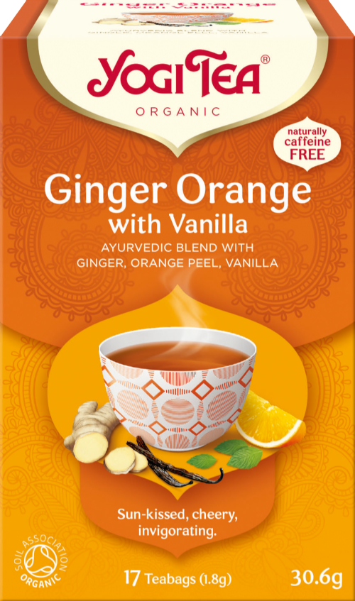 YOGI TEA Ginger Orange with Vanilla - 17 Teabags 30.6g