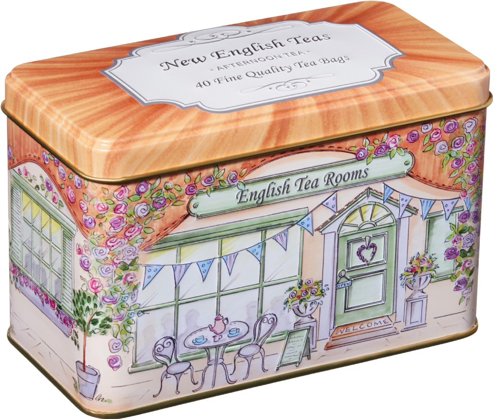 Holleys Fine Foods NEW ENGLISH TEAS Tea Rooms Tin English Afternoon