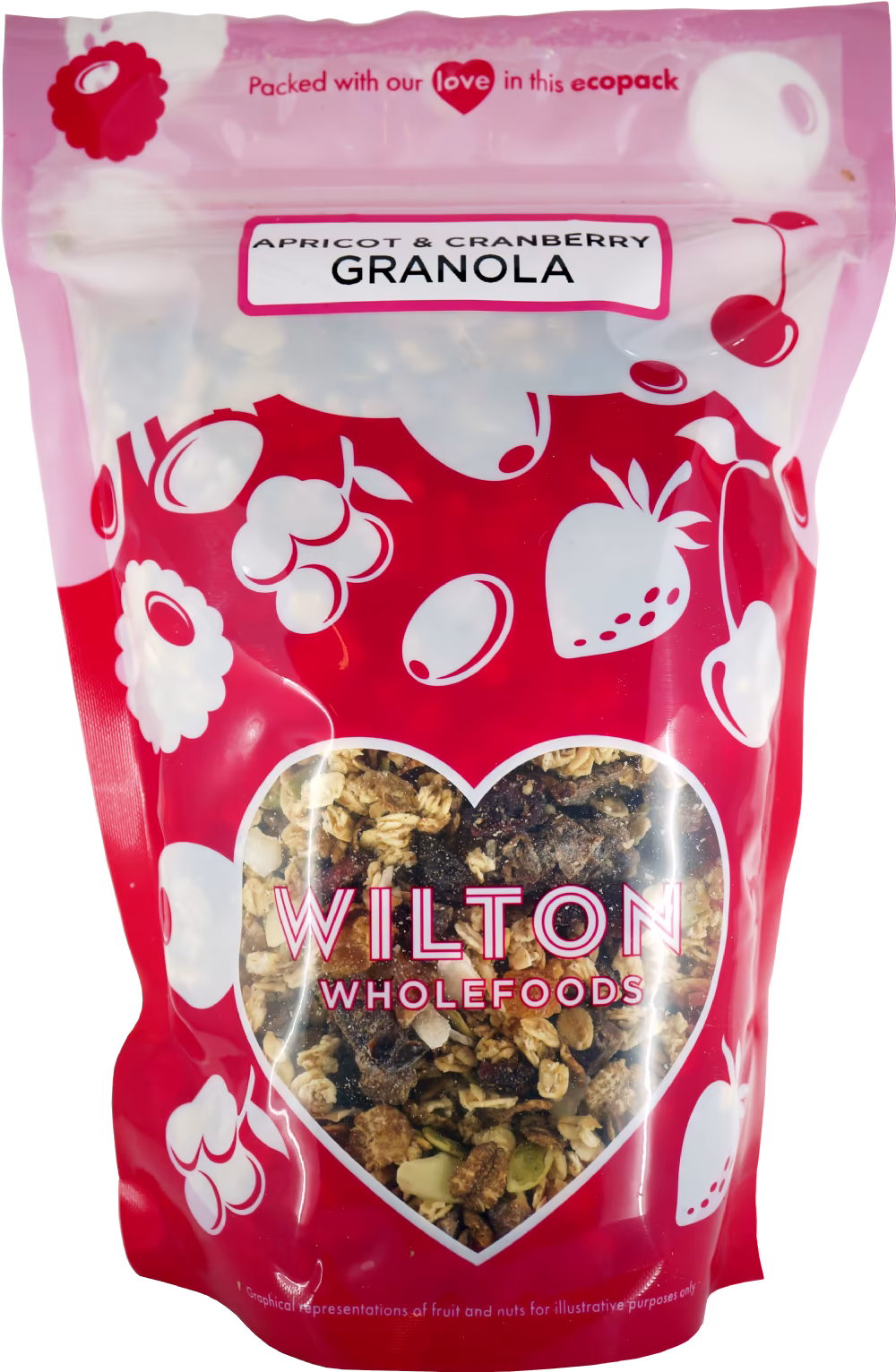 WILTON WHOLEFOODS Apricot & Cranberry Granola 500g