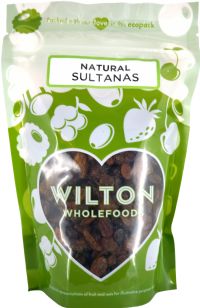 WILTON WHOLEFOODS Natural Sultanas 375g