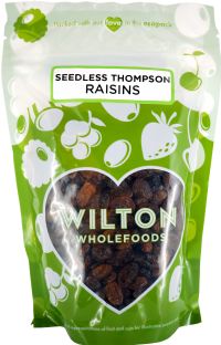 WILTON WHOLEFOODS Seedless Thompson Raisins 375g