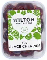 WILTON WHOLEFOODS Red Glacé Cherries 200g