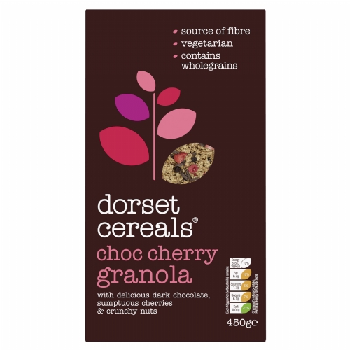 DORSET CEREALS Choc Cherry Granola 450g