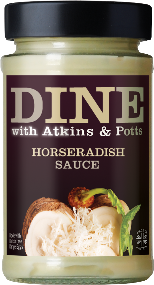 ATKINS & POTTS Horseradish Sauce 185g