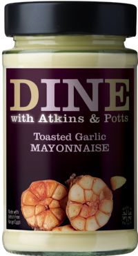 ATKINS & POTTS Toasted Garlic Mayonnaise 175g