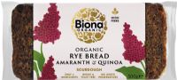 BIONA Organic Rye, Amaranth & Quinoa Bread 500g
