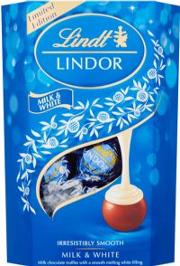 LINDT Lindor Milk & White Cornet 200g