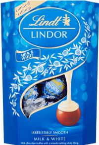 LINDT Lindor Milk & White Cornet 200g