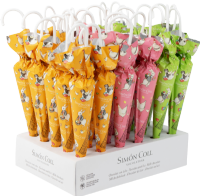 SIMON COLL Milk Chocolate Umbrellas - Easter Wrap 35g