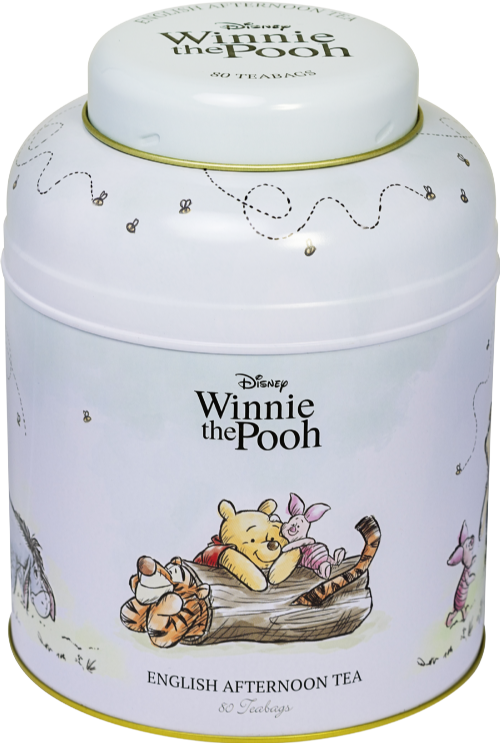 NEW ENGLISH TEAS Winnie the Pooh Caddy - Afternoon Tea 80T/B