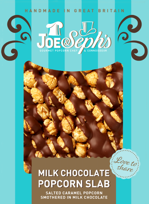 JOE & SEPH'S Milk Chocolate Popcorn Slab 115g