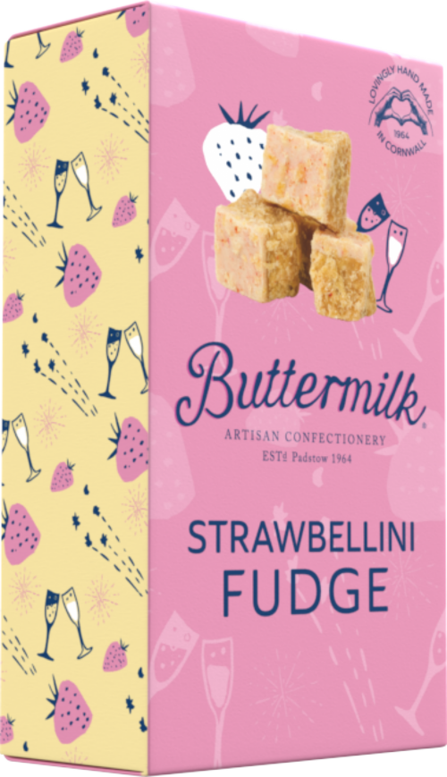 BUTTERMILK Strawbellini Fudge 100g