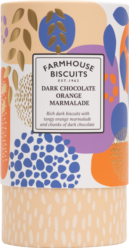 FARMHOUSE Dk Choc Orange Marmalade Bisc - Abstract Tube 150g