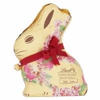 LINDT Gold Bunny Assorted Floral Designs - Milk Chocolate 200g