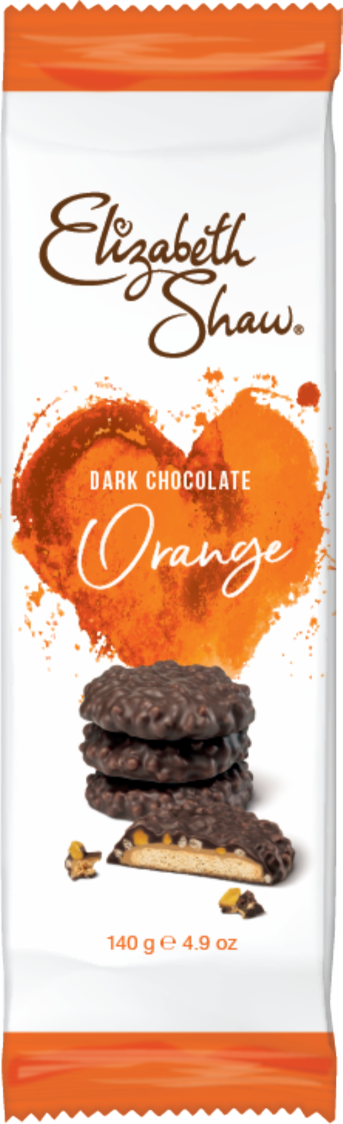 ELIZABETH SHAW Dark Chocolate Orange Biscuits 140g