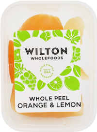 WILTON WHOLEFOODS Whole Orange & Lemon Peel 125g