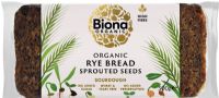 BIONA Organic Rye Bread with Sprouted Seeds 500g