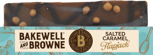 BAKEWELL & BROWNE Salted Caramel Topped Flapjack 80g