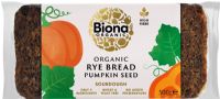 BIONA Organic Rye & Pumpkin Seed Bread 500g