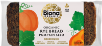 BIONA Organic Rye & Pumpkin Seed Bread 500g