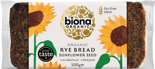 BIONA Organic Rye Sunflower Seed Bread 500g