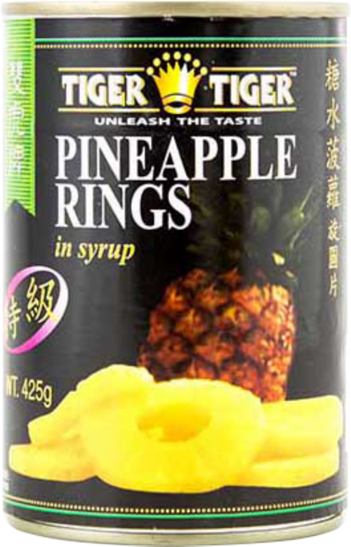 TIGER TIGER Pineapple Rings in Syrup 425g