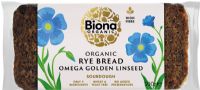 BIONA Organic Rye Omega Golden Linseed Bread 500g