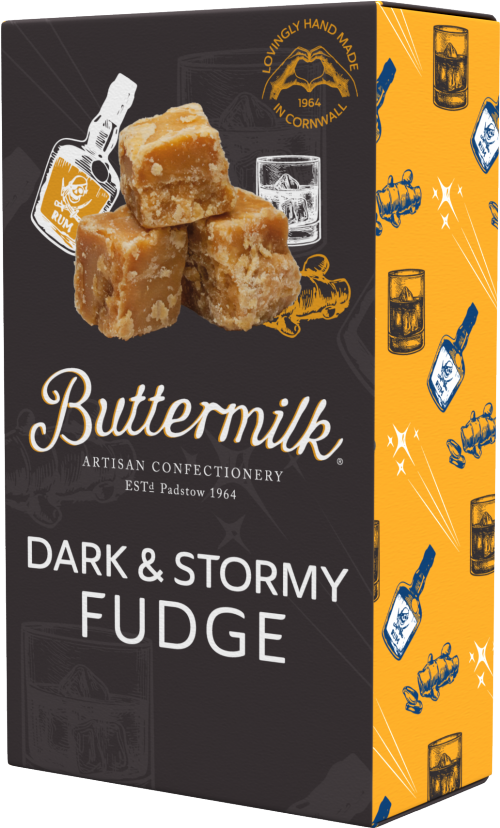 BUTTERMILK Dark & Stormy Fudge 100g