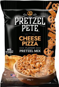PRETZEL PETE Cheese Pizza Flavour Pretzel Mix 160g
