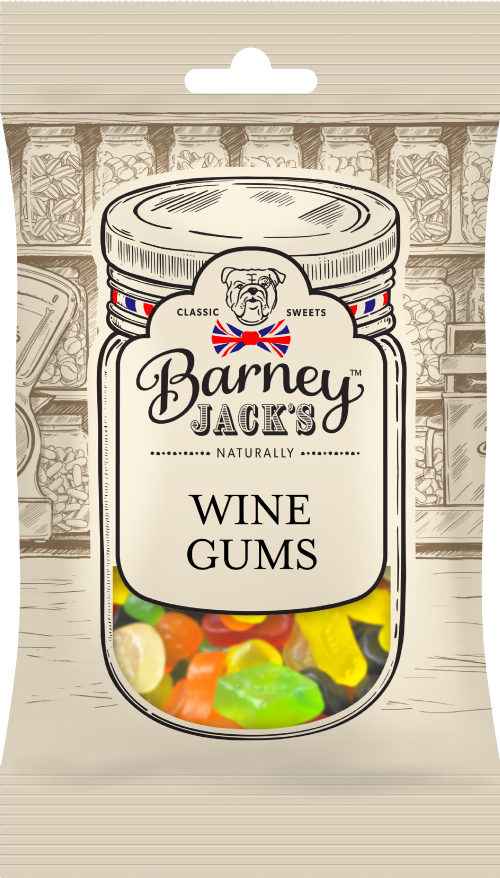 BARNEY JACK'S Wine Gums 165g