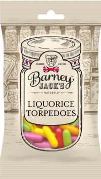 BARNEY JACK'S Liquorice Torpedoes 145g