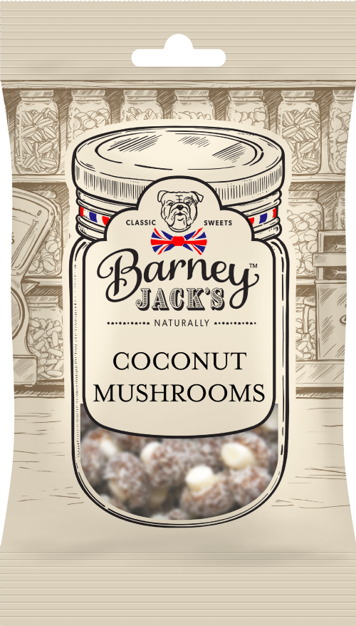 BARNEY JACK'S Coconut Mushrooms 105g
