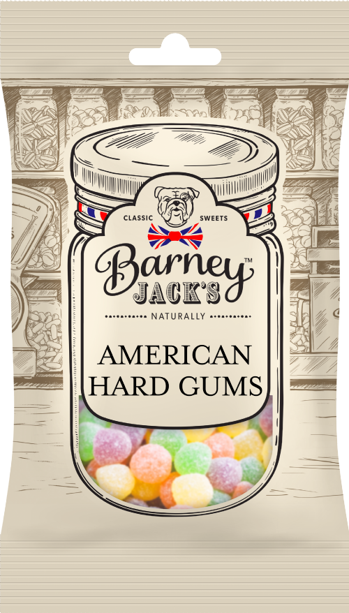 BARNEY JACK'S American Hard Gums 200g
