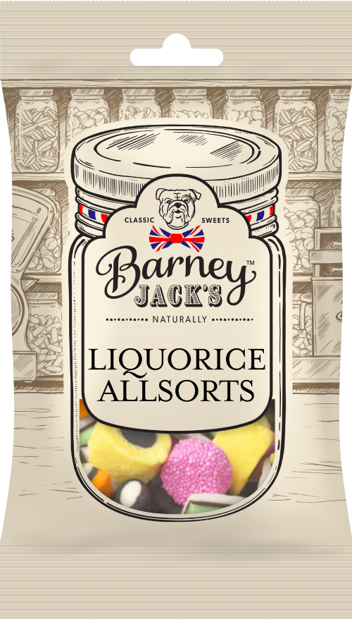 BARNEY JACK'S Liquorice Allsorts 190g