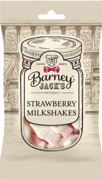BARNEY JACK'S Strawberry Milkshakes 145g