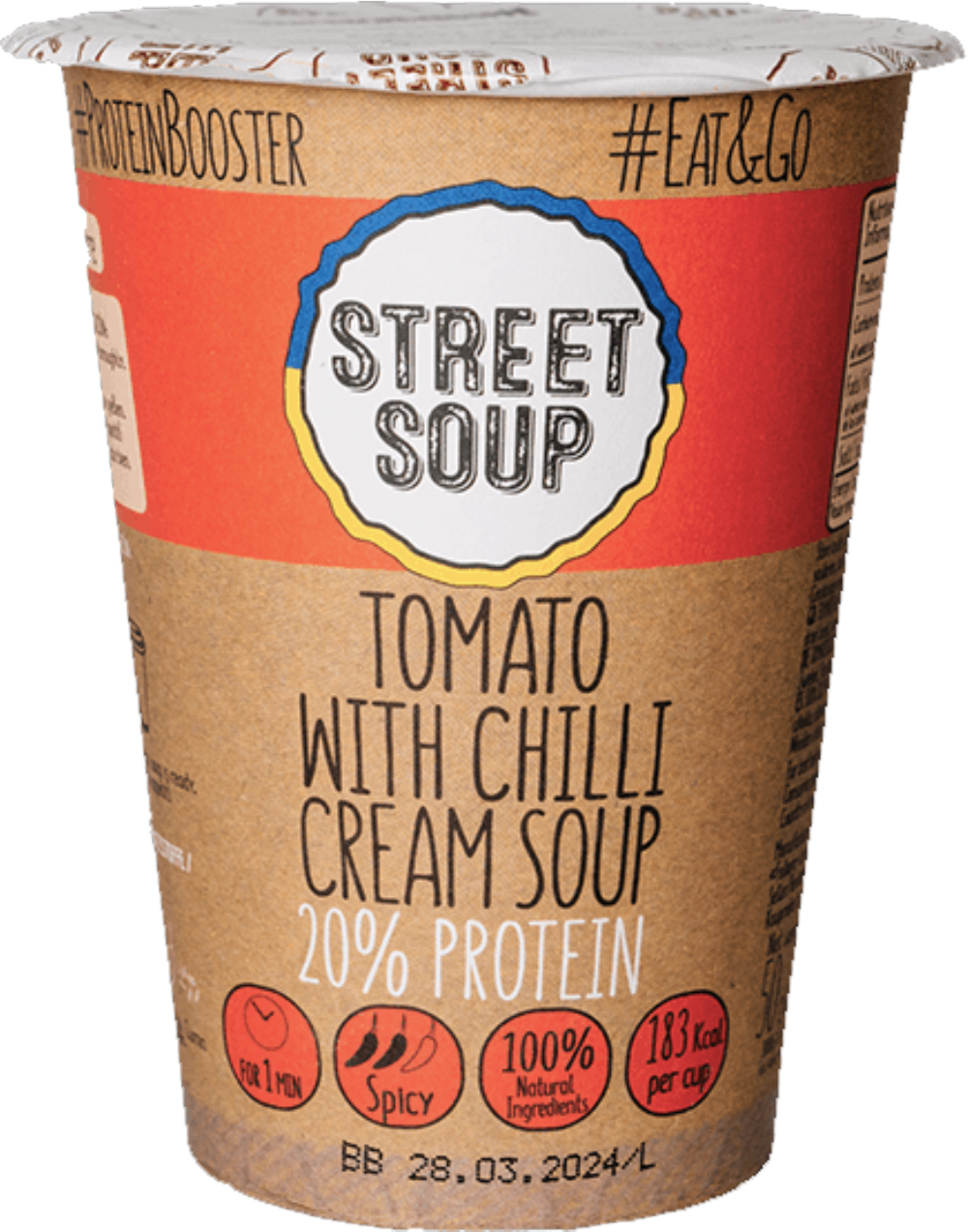 Holleys Fine Foods STREET SOUP Tomato with Chilli Cream Soup 50g