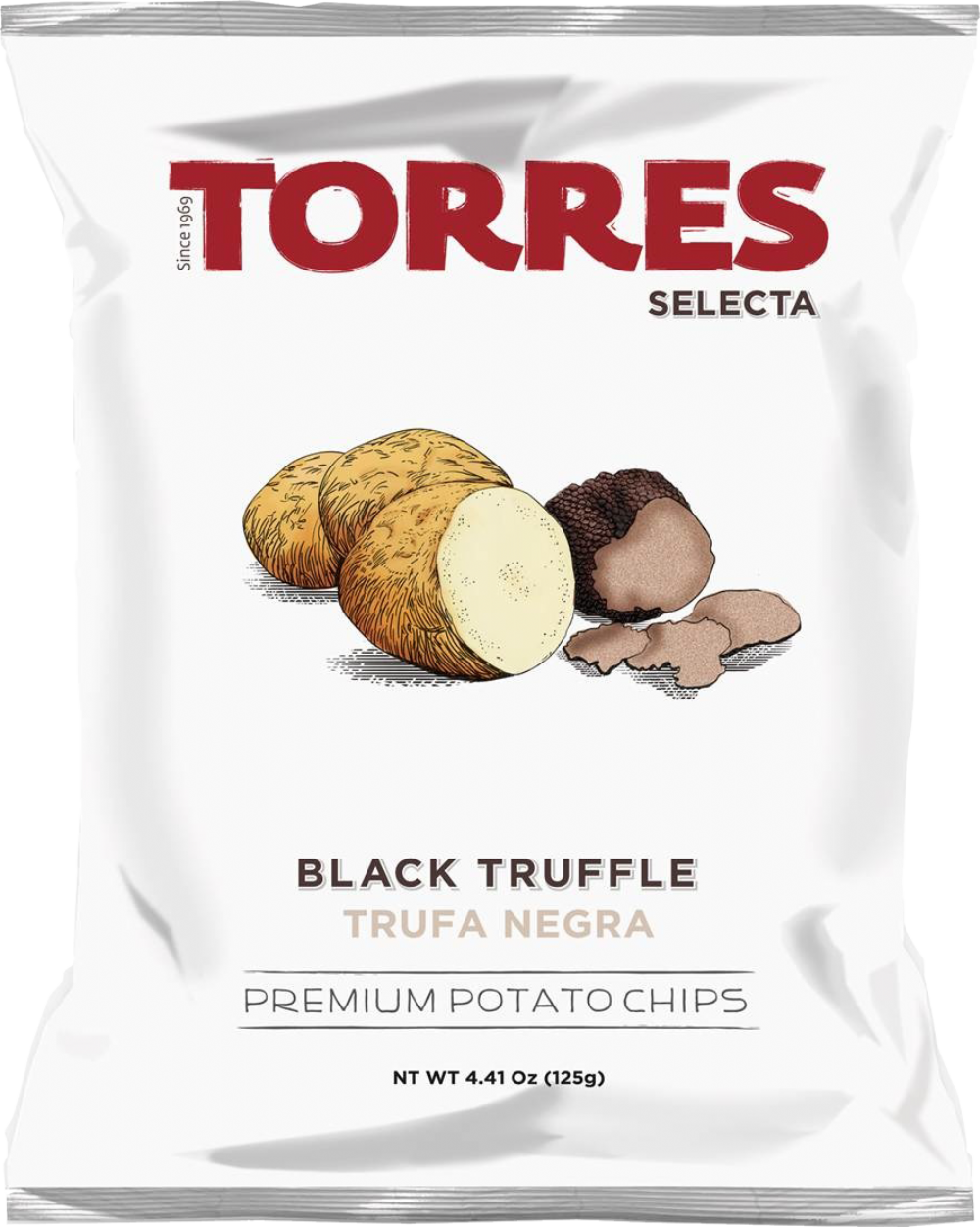 TORRES Black Truffle Premium Potato Chips 125g