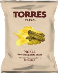 TORRES Tapas Pickle Flavoured Potato Chips 125g