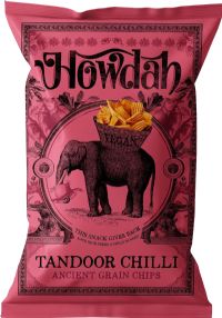HOWDAH Tandoor Chilli Ancient Grain Chips 117g