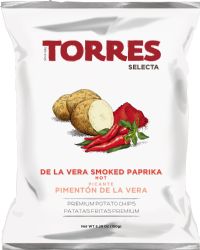 TORRES De La Vera Paprika Hot Premium Potato Chips 150g