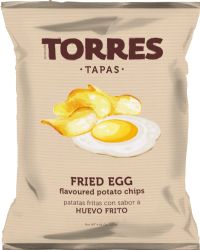 TORRES Tapas Fried Egg Flavoured Potato Chips 125g