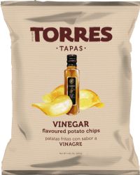 TORRES Tapas Vinegar Flavoured Potato Chips 125g