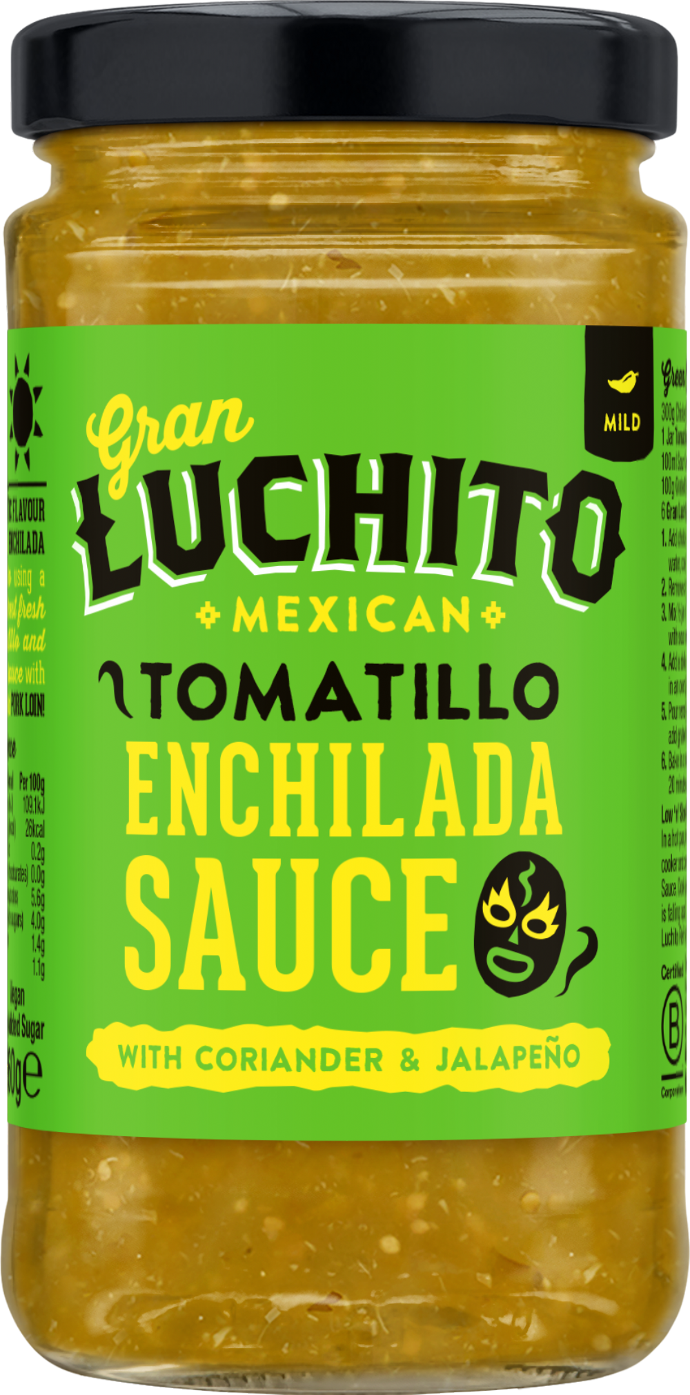 Gran Luchito Tomatillo Enchilada Sauce 360g