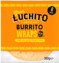 GRAN LUCHITO 6 Burrito Wraps 360g