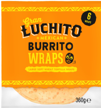 GRAN LUCHITO 6 Burrito Wraps 360g
