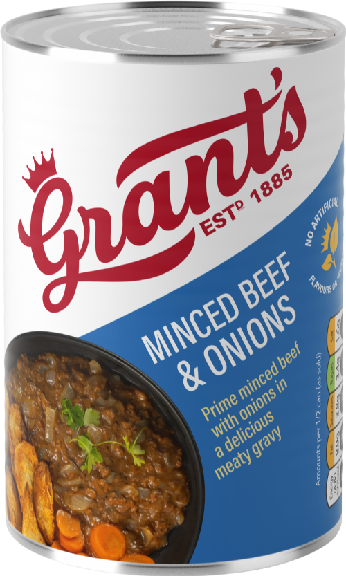 GRANT'S Minced Beef & Onions 392g